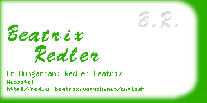 beatrix redler business card